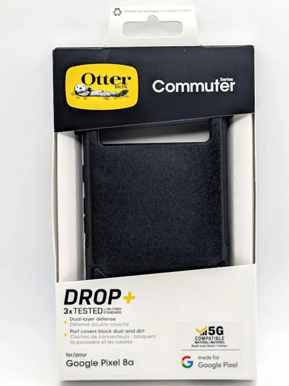 Google Pixel 8a OtterBox Commuter Series Case - Black